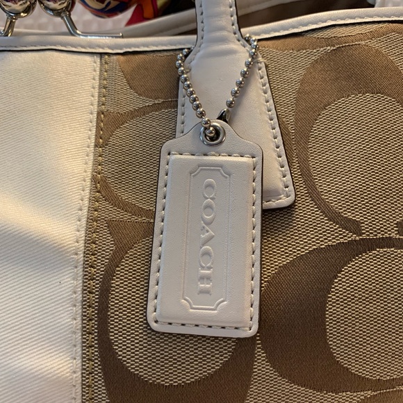 Coach F13533 Carryall signature shoulder bag - Picture 4 of 7